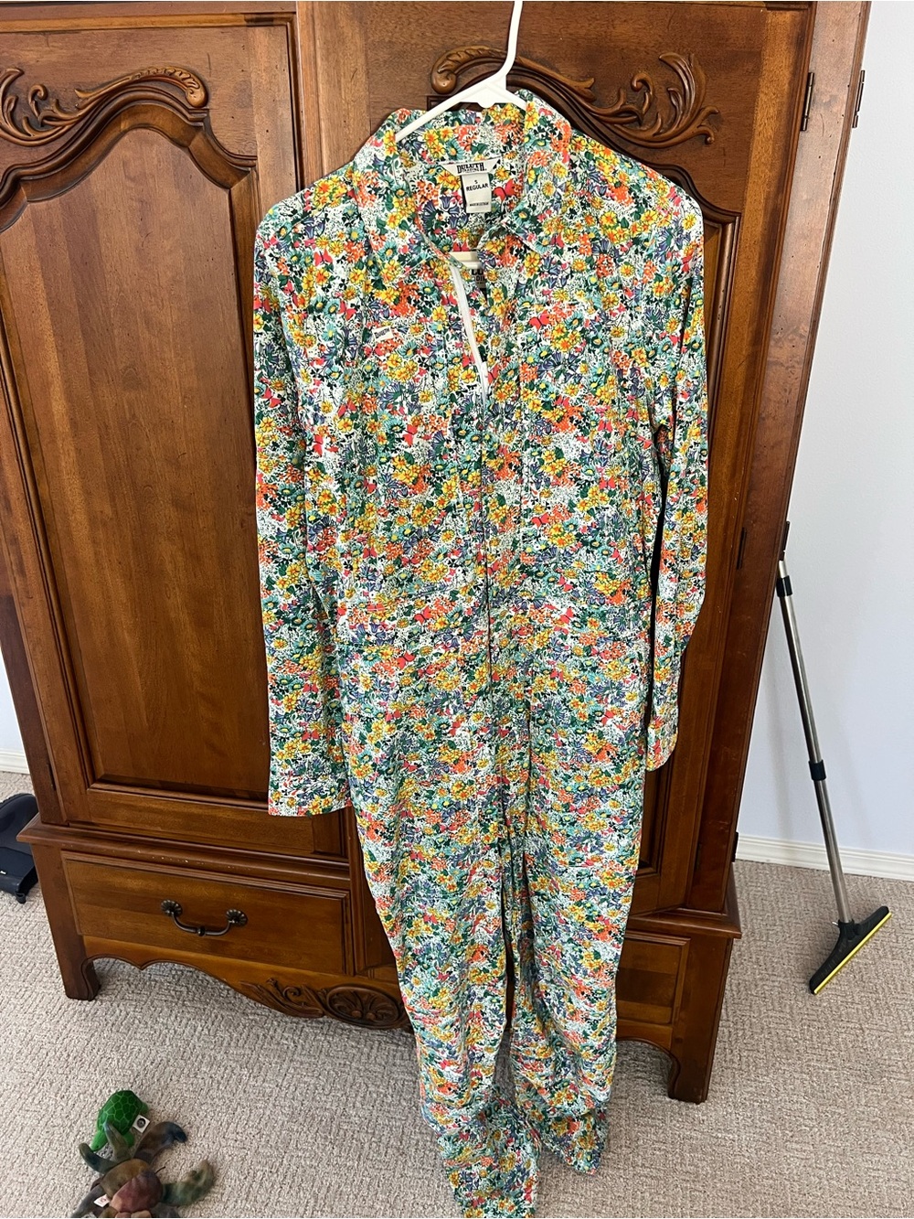 Duluth Trading CoHeirloom Gardening Coveralls in Floral Multicolor S NWT - Picture 2 of 6